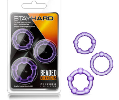 Stay Hard Beaded Cockrings