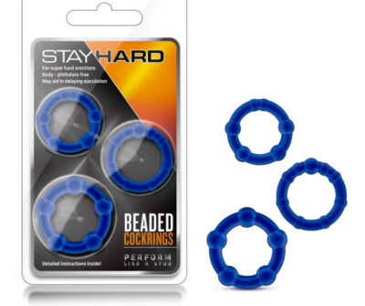 Stay Hard Beaded Cockrings