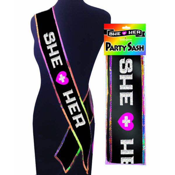 She + Her Party Sash