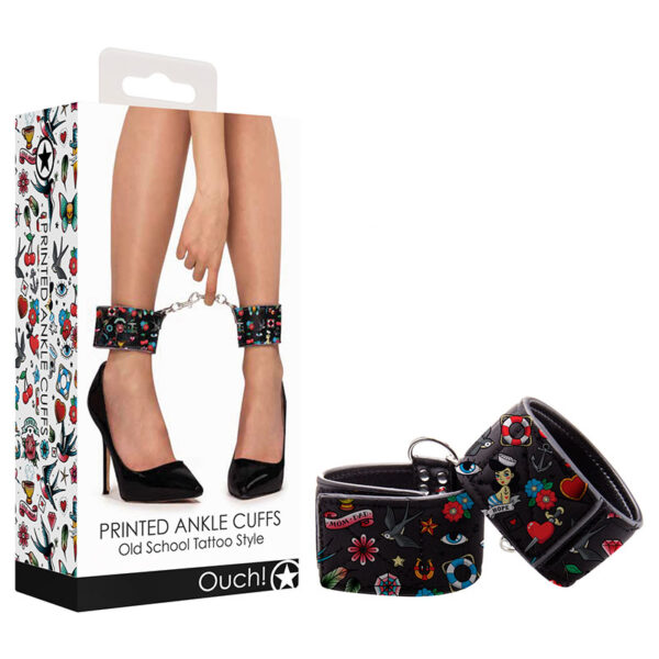 Ouch! Printed Ankle Cuffs