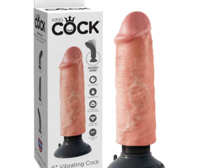 King Cock 6'' Vibrating Cock