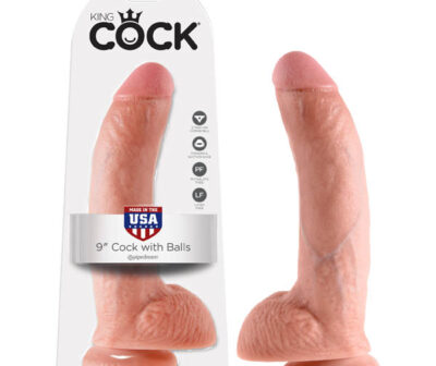 King Cock 9'' Cock With Balls