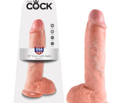 King Cock 10'' Cock With Balls