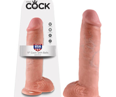 King Cock 11'' Cock With Balls