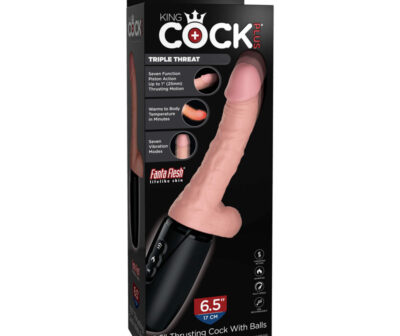 King Cock Plus 6.5'' Thrusting Cock with Balls