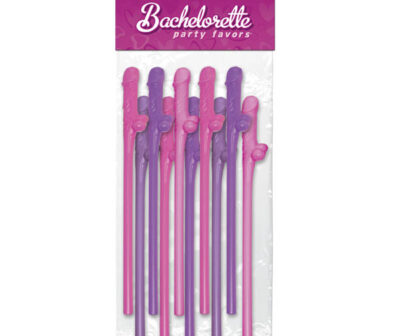 Bachelorette Party Favors - Dicky Sipping Straws