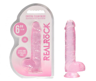 RealRock 6'' Realistic Dildo With Balls