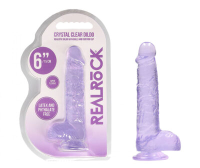 RealRock 6'' Realistic Dildo With Balls