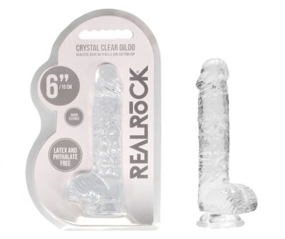 RealRock 6'' Realistic Dildo With Balls