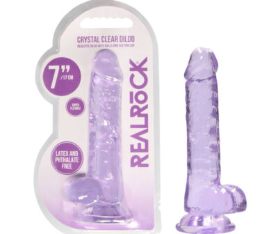 RealRock 7'' Realistic Dildo With Balls